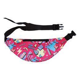 Bildspel - Midjeväska 80-tal Rosa Mönster