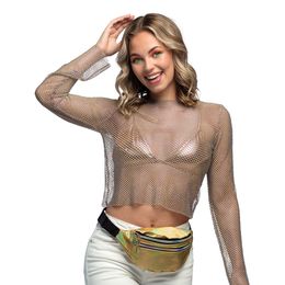 Lysbildefremvisning - Midjeveske Holografisk Gull