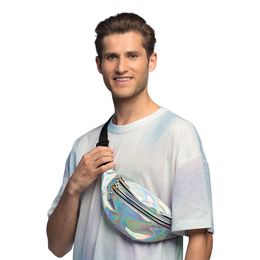 Bildspel - Midjeväska Holografisk Silver