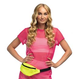Bildspel - Midjeväska Paljetter Neongul UV