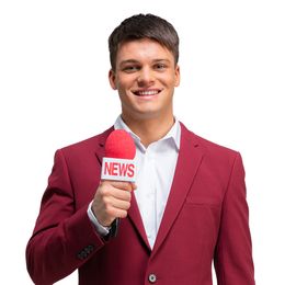 Bildspel - Mikrofon Reporter News