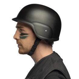 Bildspel - Militärhjälm Svart