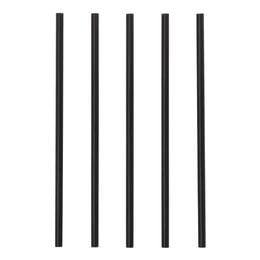 Milkshakesugrör i Plast Svart