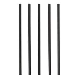 Milkshakesugrör i Plast Svart