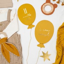 Bildspel - Milstolpekort för Baby Ballonger