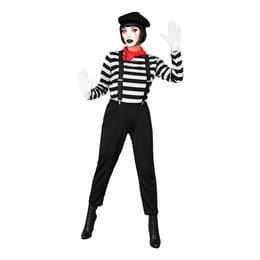 Lysbildefremvisning - Mimiker Dame Karnevalskostyme