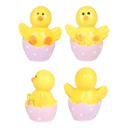 Minidekorationer Kycklingar i Ägg