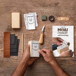Bildspel - Moai Carving Kit