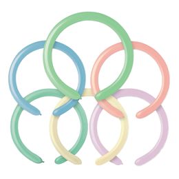 Modellballonger Mixade Pastellfärger