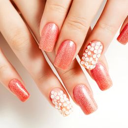Bildspel - Moon Creations Glitter Nail Glue Clear