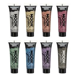 Moon Creations Holografisk Glimmer Hårgel