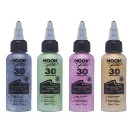 Moon Creations Holographic Glitter Fabric Paint