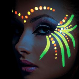 Bildspel - Moon Creations Självlysande Ansikts- & Kroppsfärg