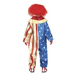 Lysbildefremvisning - Patriotisk Klovn Børnekostume