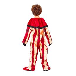 Bildspel - Mördarclown Jumpsuit Barn Maskeraddräkt