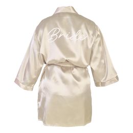 Morgonrock Bride Vit