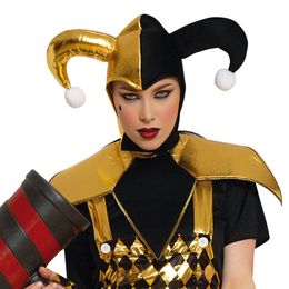 Diaesitys - Musta Harlekiini Naisten Naamiaisasu