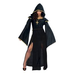 Mørk Prestinne Karnevalskostyme