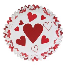 Bildspel - Muffinsformar Folierade Hjärtan
