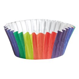 Muffinsformar Folierade Regnbågsfärgade