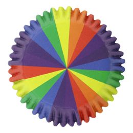 Bildspel - Muffinsformar Folierade Regnbågsfärgade