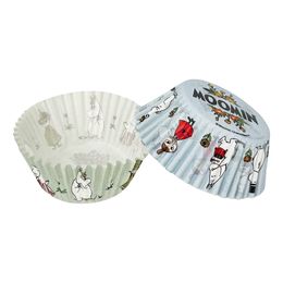 Muffinsformar Ljusblå/Grön Mumin