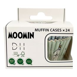 Bildspel - Muffinsformar Ljusblå/Grön Mumin