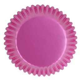 Bildspel - Muffinsformar Metallic Rosa