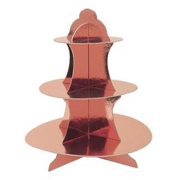 Muffinsställ Roséguld Metallic