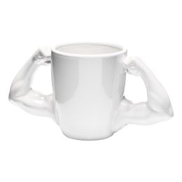 Mugg Muskler Vit