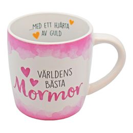 Mugg Världens Bästa Mormor Rosa