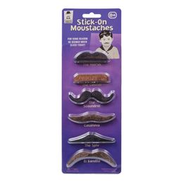 Lysbildefremvisning - Moustachekort Western