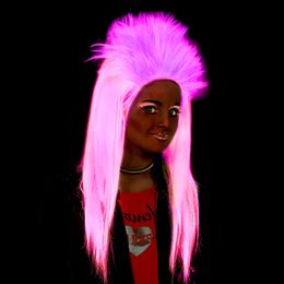Bildspel - Neonrosa UV Punkperuk