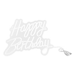 Lysbildefremvisning - Neonskilt Happy Birthday