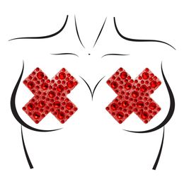 Nipple Covers Jewels X Röd Deluxe