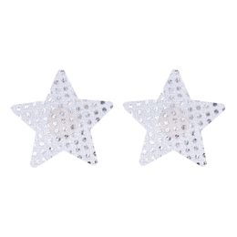 Nipple Covers Stjärnor Silver