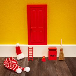 Lysbildefremvisning - Nissedør av tre Kit