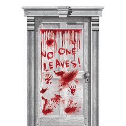 Lysbildefremvisning - No One Leaves Dryppende Blod Dørdekorasjon