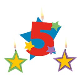 Bildspel - Tårtljus Siffra Stjärnor