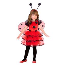 Mariehøne Kjole Børnekostume