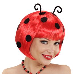 Mariehøne Rød Paryk