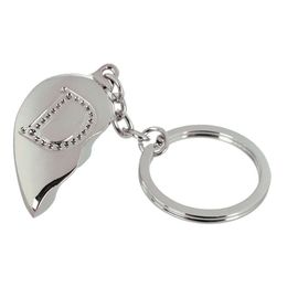 Lysbildefremvisning - Nøglering Halvt Hjerte med Bogstav