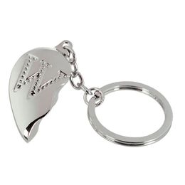 Lysbildefremvisning - Nøglering Halvt Hjerte med Bogstav