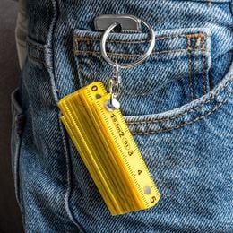 Bildspel - Nyckelring Tumstock Vikbar