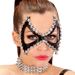 Bildspel - Ögonmask med Nitar Diabolsk