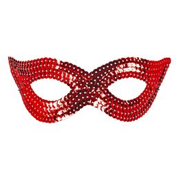 Ögonmask Paljett Röd