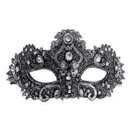 Ögonmask Strass Silver