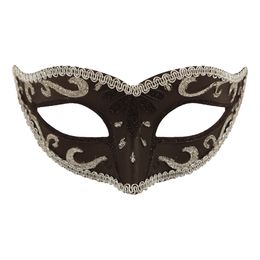 Øyemaske Svart/Sølv