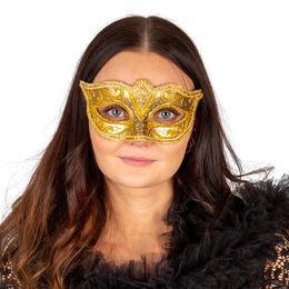 Bildspel - Ögonmask Venetian Guld