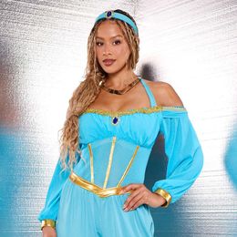 Diaesitys - Aavikkoprinsessa Jumpsuit Deluxe Naamiaisasu